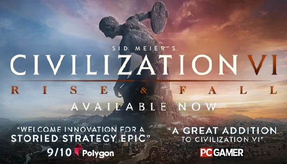 🎁DLC Civilization VI: Rise and Fall🌍ROW✅AUTO