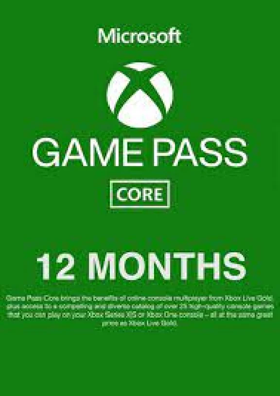 🎮 Xbox Game Pass Core на 12 месяцев, Индия 🔑 Ключ