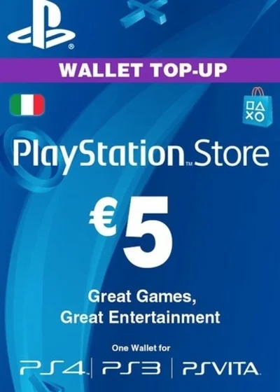 PLAYSTATION NETWORK (PSN) - 5€ EUR (ITA , Италия) 🎁