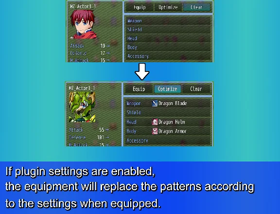 RPG Maker MZ - Character Generator Expansion Plugin