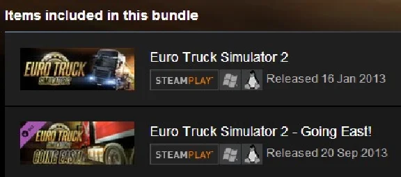 Euro Truck Simulator 2 Gold Bundle (Steam Region Free)