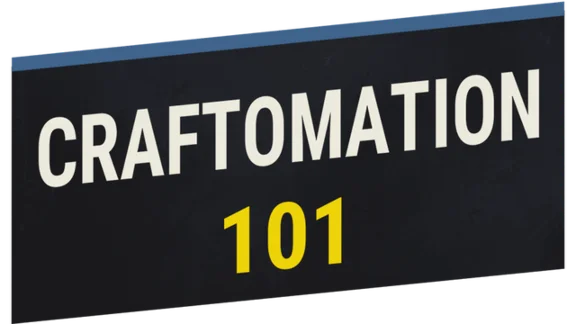 🔥 Craftomation 101: Programming & Craft |Steam RU+