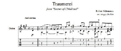 Traumerei (Dreams) Robert Schumann on guitar