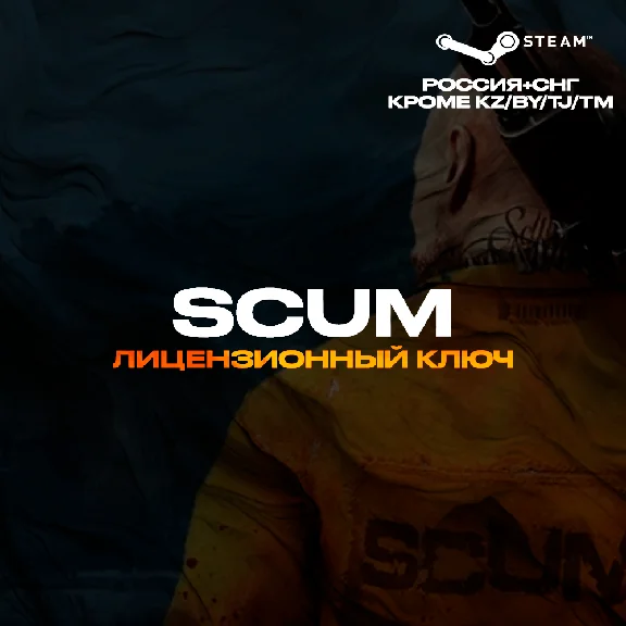 📀SCUM - Ключ Steam [РФ+СНГ, КРОМЕ КЗ+РБ+TJ+TM]