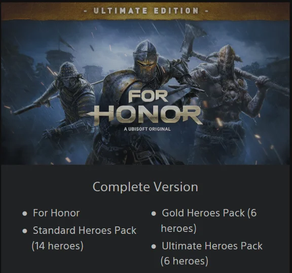 💥FOR HONOR 🔵 PS4 / PS5 🔴ТR🔴