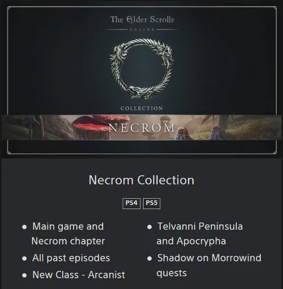 💥The Elder Scrolls Online 🔵 PS4 / PS5 🔴Турция🔴
