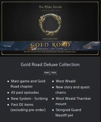 💥The Elder Scrolls Online 🔵 PS4 / PS5 🔴Türkiye🔴