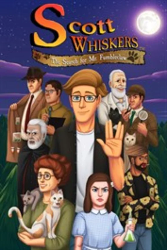 Scott Whiskers in: the Search for Mr. Fumbleclaw Xbox ✅