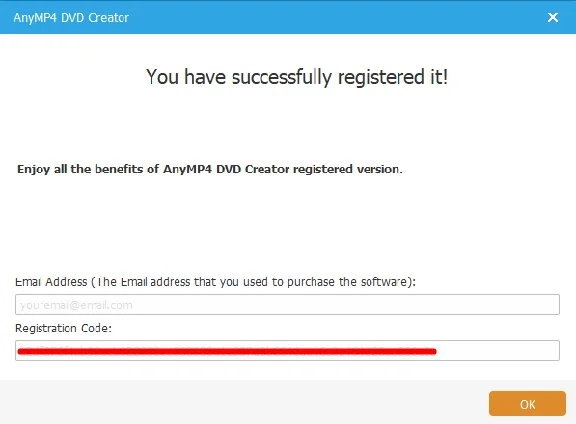 ➡️ AnyMP4 DVD Creator 🔑 1 Year Registration Code 🔑