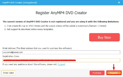 ➡️ AnyMP4 DVD Creator 🔑 Регистрационный код на 1 год