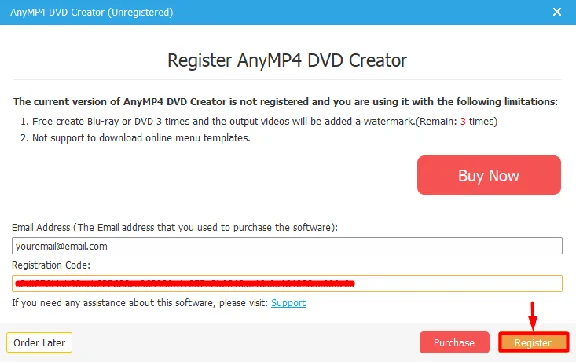 ➡️ AnyMP4 DVD Creator 🔑 1 Year Registration Code 🔑
