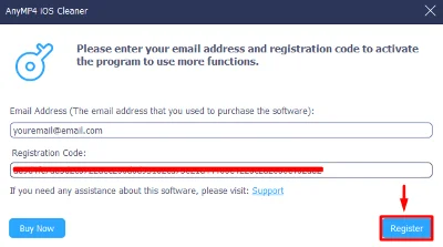 ➡️ AnyMP4 iOS Cleaner 🔑 Регистрационный код на 1 год