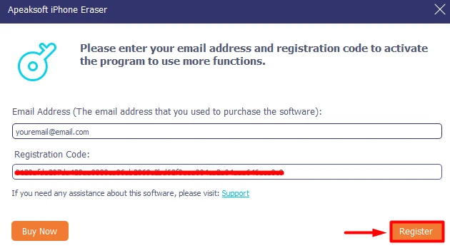 📛 Apeaksoft iPhone Eraser 🔑 1 Year Registration Code