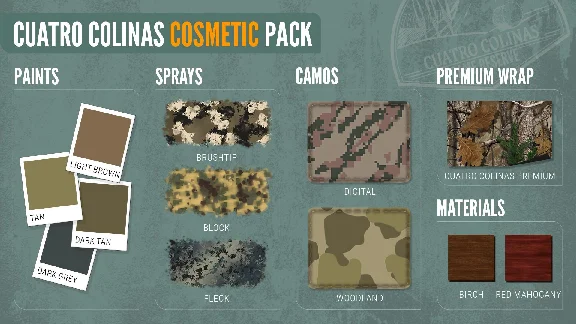 theHunter Call of the Wild Cuatro Colinas Cosmetic Pack