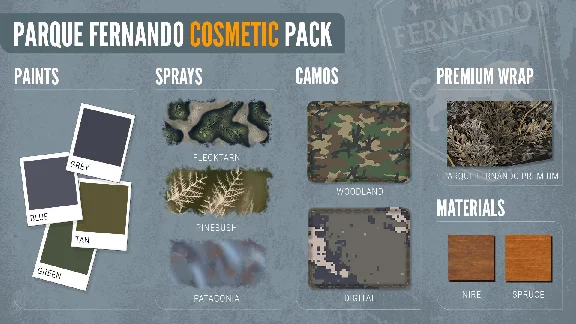 ✅theHunter: Call of the Wild Parque Fernando Cosmetic