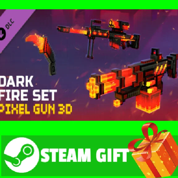 ⭐️ALL COUNTRIES⭐️ Pixel Gun 3D Dark Fire Set STEAM GIFT