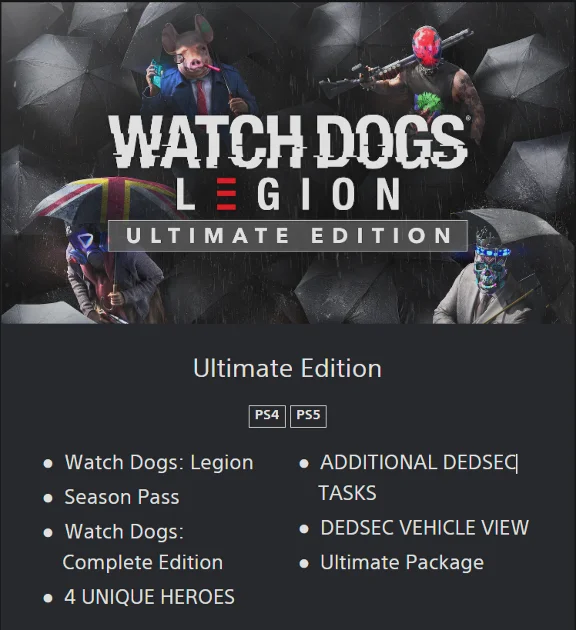 💥 Watch Dogs®: Legion 🔵 PS4 / PS5 🔴ТУРЦИЯ🔴