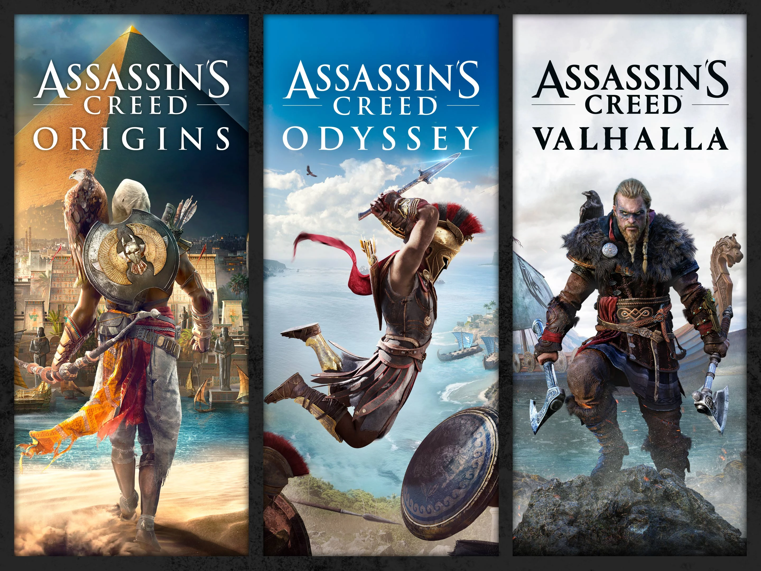 ASSASSIN´S CREED BUNDLE:VALHALLA+ODYSSEY+ORIGINS XBOX🔑