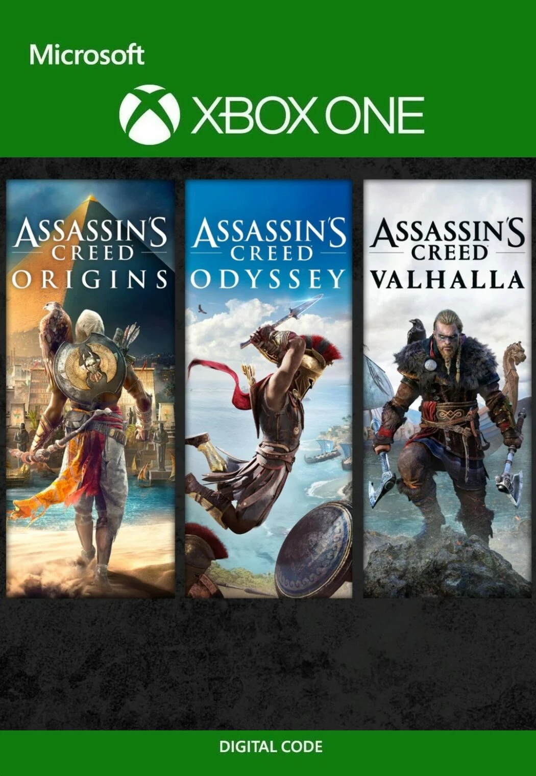 ASSASSIN´S CREED BUNDLE:VALHALLA+ODYSSEY+ORIGINS XBOX🔑