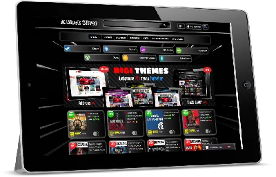Black Silver CSS Theme for Digiseller Store Catalog