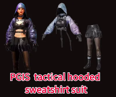 🔑PUBG SKIN| PGIS  tactical hooded sweatshirt suit