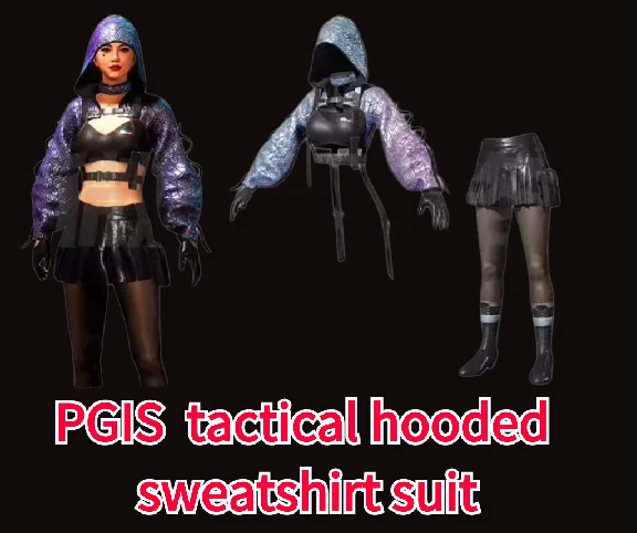 🔑PUBG SKIN| PGIS  tactical hooded sweatshirt suit