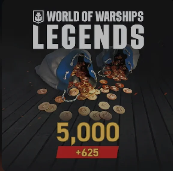 💥WORLD OF WARSHIPS: LEGENDS- Doubloons 🔵PS4/PS5🔴TR🔴