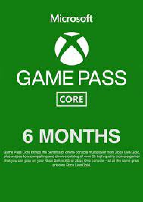 XBOX GAME PASS CORE 6 MONTHS IN KEY🔑