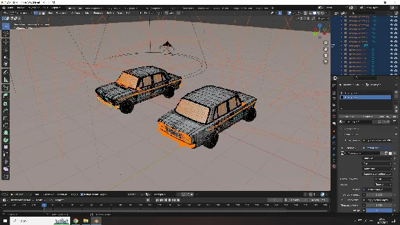 3D model of the car VAZ 2106 highly detailed