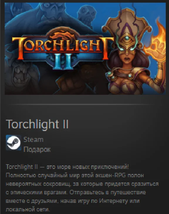 Torchlight II STEAM GIFT Россия + МИР + ВСЕ СТРАНЫ