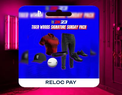 🚀PGA TOUR 2K23 Tiger Woods Signature Sunday Pack 🎮(DL