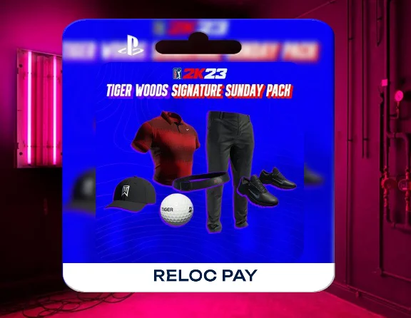 🚀PGA TOUR 2K23 Tiger Woods Signature Sunday Pack 🎮(DL