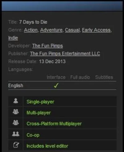 7 Days to Die - Steam Gift - Region Free (ROW)
