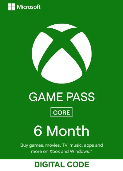 🔑 XBOX Game Pass Core 6 Months✅🅿PayPal