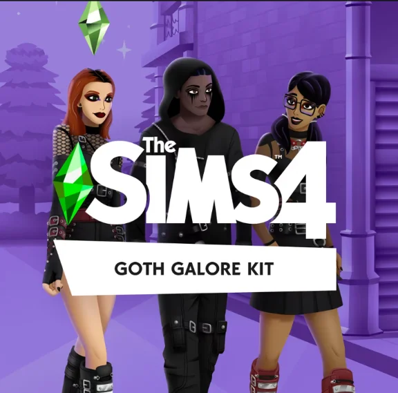 THE SIMS 4 GOTH GALORE KIT /EA/ORIGIN🐭
