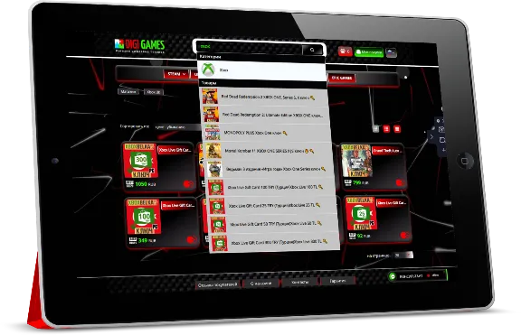 DIGI GAMES CSS-Тема для каталога магазина Digiseller