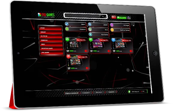 DIGI GAMES CSS-Тема для каталога магазина Digiseller