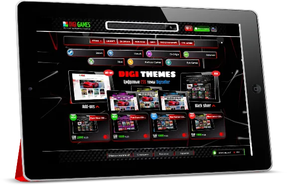 DIGI GAMES CSS-Тема для каталога магазина Digiseller
