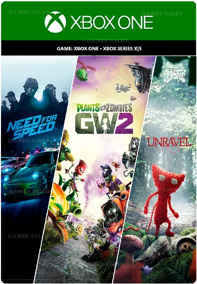 NFS + Unravel +  Garden Warfare 2 🔑XBOX | EA Bundle