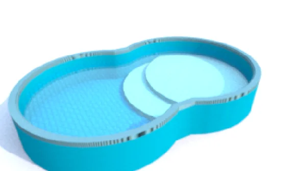 3D basin model (8 pcs)