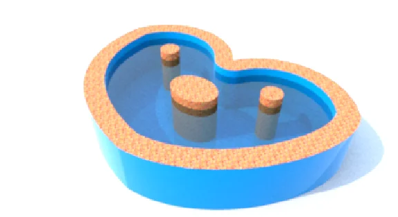3D basin model (8 pcs)