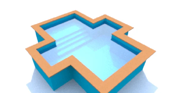3D basin model (8 pcs)