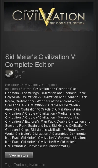 Sid Meier´s Civ V Complete - STEAM Gift - Region Free