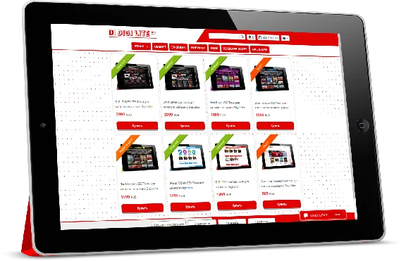 DIGI LITE Red CSS-Тема для каталога Digiseller