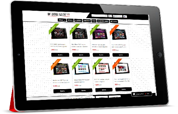 DIGI LITE Black CSS-Тема для каталога Digiseller