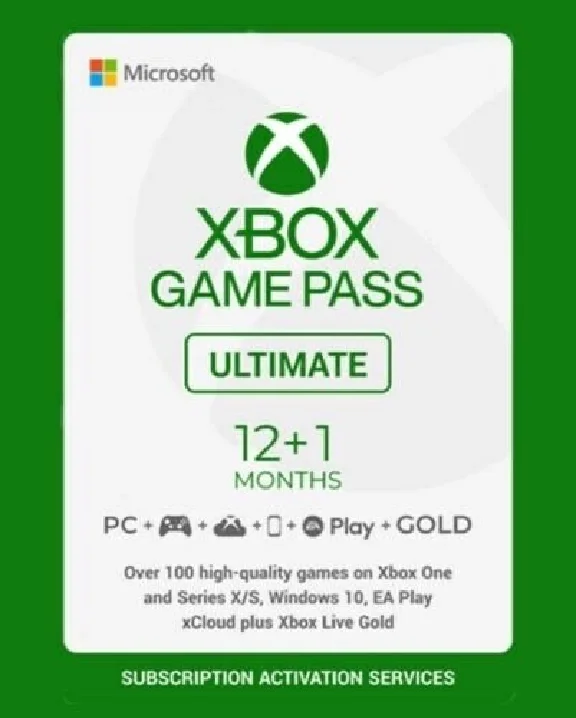 XBOX GAME PASS ULTIMATE 12+1 MONTH🔑 KEYS 🌎 NO FEES