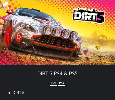 💥DIRT 5 🔵 PS4 / PS5 🔴ТУРЦИЯ🔴