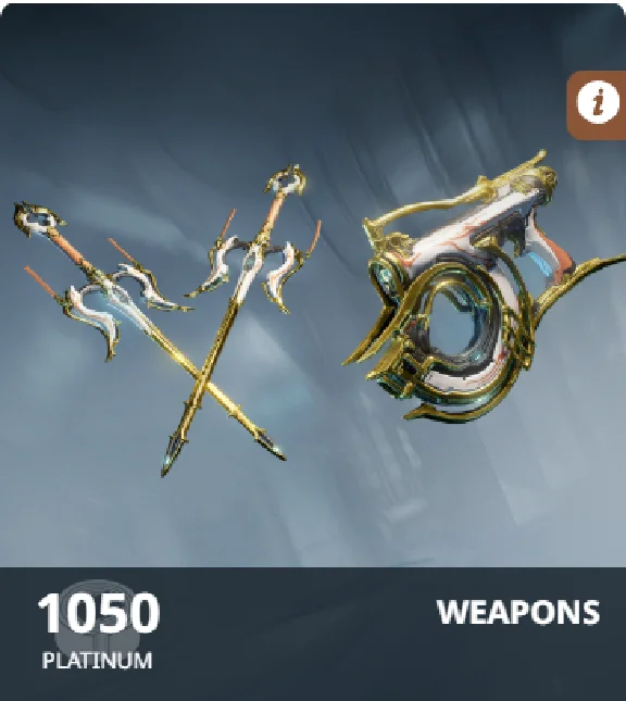 (PC) Warframe. Prime Acccess. WEAPONS. 1050 Platinum