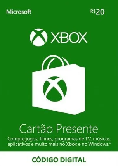 Xbox Live Gift Card💰Карта оплаты 20 BRL💳🎮Бразилия💰