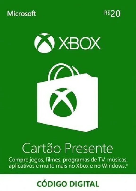Xbox Live Gift Card💰Карта оплаты 20 BRL💳🎮Бразилия💰